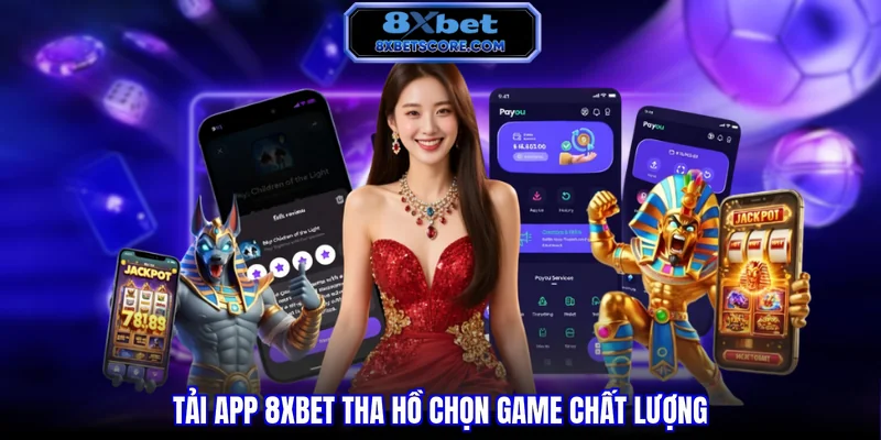 Giao diện ứng dụng 8XBET trên điện thoại